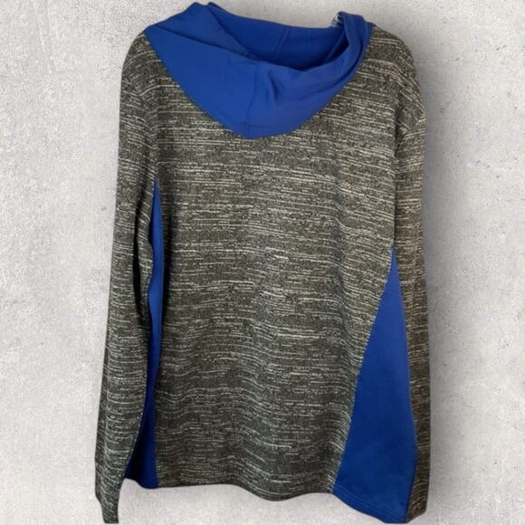 Detroit Pistons Hoodie Men’s XL Gray Blue Pullover Fanatics NBA Fall Sweatshirt - Picture 4 of 9